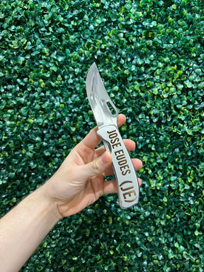 Canivete Elmo em Aço Cirúrgico 420C – Personalização Exclusiva (Nome + Imagem)