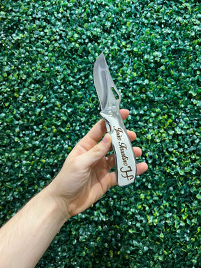 Canivete Elmo em Aço Cirúrgico 420C – Personalização Exclusiva (Nome + Imagem)