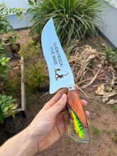 Faca em aço cirúrgico cabo resinado de Isca 8P